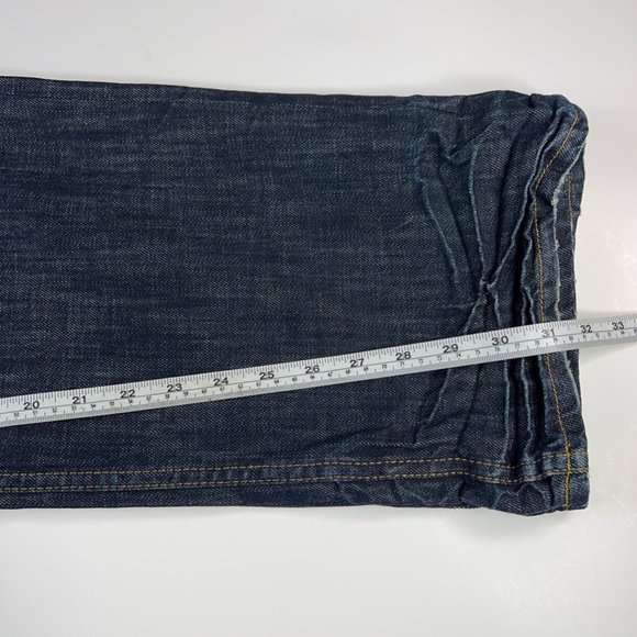 Superdry Mens Spirit Slouch Classic Straight Jeans Blue Wash Denim Zip 32 New - Picture 8 of 12